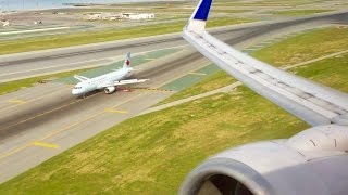 REJECTED TAKEOFF  SFO  United Airlines Boeing 737824 N37287 [upl. by Evin]