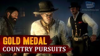 Red Dead Redemption 2  Mission 55  Country Pursuits Gold Medal [upl. by Hiett]