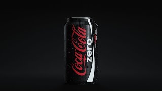 Coke Zero 3D Product Animation by 3D Animation Studio  Third Dimension Studios [upl. by Shaw]