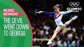 Dominique Moceanus Floor Routine with Devil Went Down to Georgia  Music Monday [upl. by Levitus]