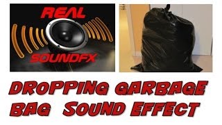 Dropping a full garbage bag sound effect  realsoundFX [upl. by Soneson]