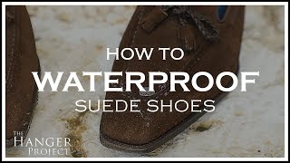 How To Waterproof Suede Shoes  Kirby Allison [upl. by Merow]