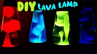 How to Make Lava Lamp Easy Step By Step DIY Tutorial Science Experiments [upl. by Asilahs524]