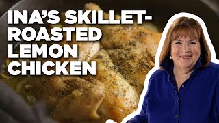 Ina Gartens SkilletRoasted Lemon Chicken  Barefoot Contessa Cook Like a Pro  Food Network [upl. by Leba]