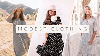 WHERE TO SHOP FOR MODEST CLOTHING  10 ONLINE STORES FOR MODEST WEAR  LIST [upl. by Adliwa]