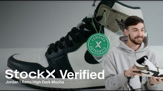 Verifying the “Mocha” Air Jordan 1  StockX Verified [upl. by Ecirum682]