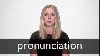 How to pronounce PRONUNCIATION in British English [upl. by Estelle]