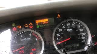 Isuzu NPR oil service light reset [upl. by Llerej]