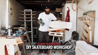 How To Make SKATEBOARDS In Your Garage [upl. by Reld]