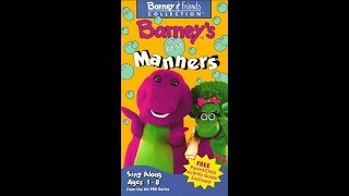 Barneys Best Manners 1993 VHS full in HD [upl. by Dione898]