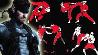 How many fighting styles does Solid Snake know in Metal Gear Solid [upl. by Botnick382]