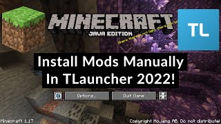 How To Manually Install Mods In TLauncher Using Jar File And Any Mod [upl. by Lamaj115]