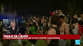 Finale de lEuro2021  les Anglais quotsous le chocquot après la victoire de lItalie • FRANCE 24 [upl. by Ambie958]