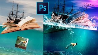 Tutorial Photoshop fotomontaje surrealista  Stiben Morales [upl. by Maggs874]