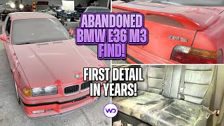 ABANDONED BODY SHOP FIND First Detail in Years BMW E36 M3 Satisfying Car Detailing Restoration [upl. by Etteuqaj612]