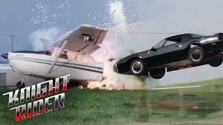 KITT Takes Down a Plane  Knight Rider [upl. by Ziagos]