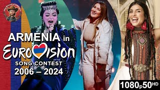 Armenia 🇦🇲 in Eurovision Song Contest 20062024 [upl. by Acinyt]