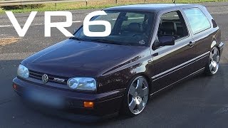 VW Golf 3 VR6  Sound Accelerations Onboard Autobahn 0240 Kmh [upl. by Decato]