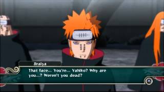 Naruto Shippuden Ultimate Ninja Storm 2  Jiraiya vs Pain Boss Battle PS3 [upl. by Convery370]