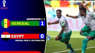 Senegal vs Egypt  FIFA World Cup Qualifiers 2022  Match Report [upl. by Naggem]