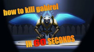 how to kill Gabriel judge of hell in 60 seconds Ultrakill boss guide [upl. by Rowland120]