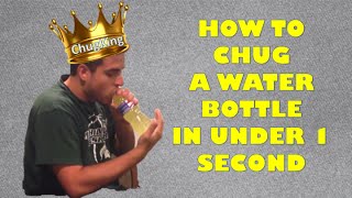 How to Drink a Water Bottle in Under 1 second [upl. by Olivie]