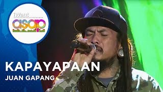 Juan Gapang  Kapayapaan  iWant ASAP Highlights [upl. by Nabila]