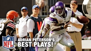 Adrian Petersons Dominant Career Highlights  NFL [upl. by Tertias]