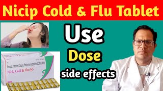 Nicip Cold amp Flu Tablet  Treatment Of Cold  Fever And Pain [upl. by Hahnert]