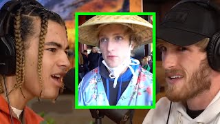 24KGOLDN ASKS LOGAN PAUL IF HES BEEN TO JAPAN [upl. by Ahsinirt]