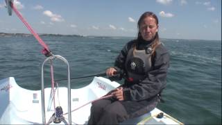 How to Sail  Your first sail in a 2 person sailboat [upl. by Pergrim]