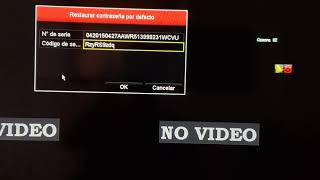 desbloquear recuperar contraseña en DVR HIKvision [upl. by Naugal]