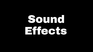 Sound effects 62 famous sound effects [upl. by Tesler301]