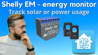 Home Assistant Energy Monitoring with Shelly EM  fusebox install [upl. by Broder]