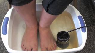 FOOT DETOXIFICATION with Foot Spa [upl. by Madriene405]