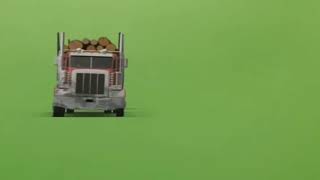 Green screen truck accident with crashing sound effect [upl. by Mrots]