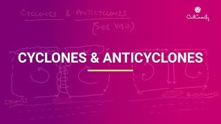 Cyclones amp Anticyclones  Characteristics Difference amp Location [upl. by Latea]