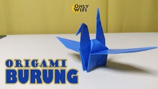 origami burung  bird origami [upl. by Ellord]