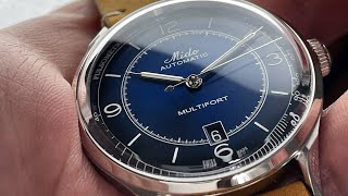 Mido Multifort Patrimony Review A Lovely Blue Watch [upl. by Kelam]