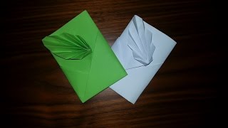 Como hacer un sobre con hoja Origami3 [upl. by Auohs306]