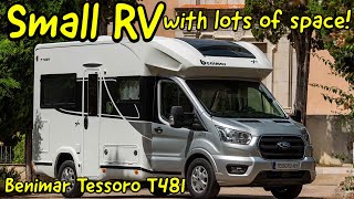 Small RV with lots of space  Benimar Tessoro T481 [upl. by Nawd]