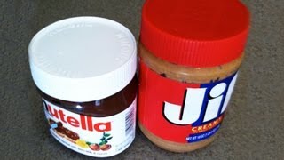 Nutella vs Peanut Butter Taste Test [upl. by Embry]