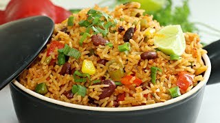 Mexican Rice Recipe  Easy One Pot Meal  How To Make Mexican Rice  Kanaks Kitchen [upl. by Turnbull261]