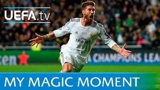 Sergio Ramos goal Real Madrid v Atlético 2014 UEFA Champions League final [upl. by Brunhilda]