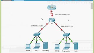 Packet Tracer V72  Configuring IPv6 Addressing [upl. by Yirinec]