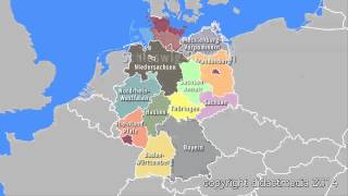 Deutschland im Überblick  16 Bundesländer [upl. by Harms]