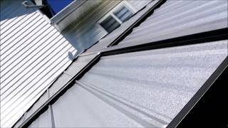 Gazebo Polycarbonate to steel roof panels conversion [upl. by Ellenaj]