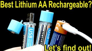 Best AA quotLithiumquot Rechargeable Battery Lets find out [upl. by Parthenia211]