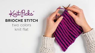 Learn Brioche Two Color Flat [upl. by Furlani]