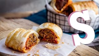 Gourmet Sausage Roll Recipe  SORTEDfood [upl. by Yerdua]